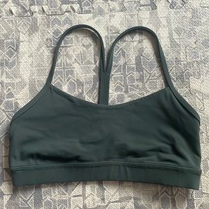 lululemon Flow Y Bra *Nulu Dark Forest